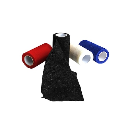 Jacks Imports Prorap Self-Adhering Bandage 4" x 5 yards (108/Box) BLACK 1405-BK